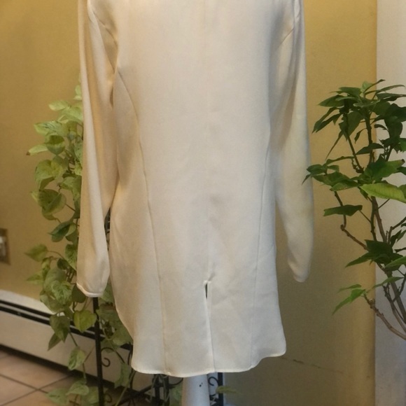 Rag & Bone Ivory Long Sleeve Tuxedo Shirt Sz Med. - Picture 5 of 16
